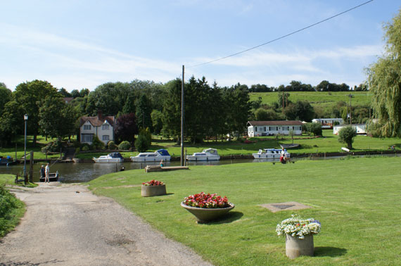 Looking back the Hampton Ferry